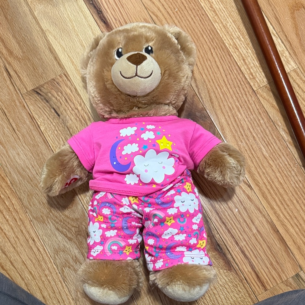 Build a bear! Cute Teddy Bear with Pink Outfit